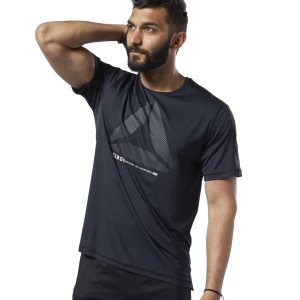 Reebok One Series Training ACTIVCHILL Move T Shirt Herren - Schwarz - DE 289-BQJ